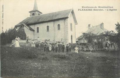 CPA FRANCE 73 " Planaise, L'église".