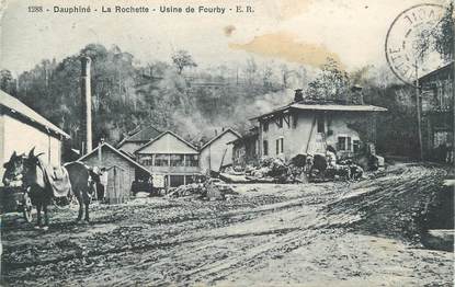 CPA FRANCE 73 "La Rochette, Usine de Fourby".