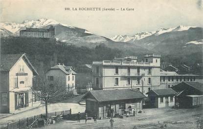 CPA FRANCE 73 "La Rochette, La gare".