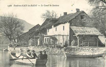 CPA FRANCE 73 "Environs d'Aix les Bains, Le canal de Savières".