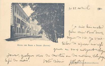 CPA FRANCE 73 "Salins, Hôtel des Bains".