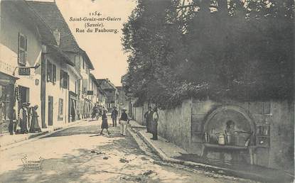 CPA FRANCE 73 "St Genix sur Guiers, Rue du Faubourg".