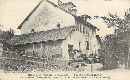 CPA FRANCE 73 " St Hugon, La forêt, La maison forestière construite en 1845".