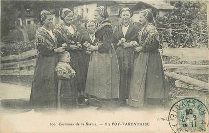 CPA FRANCE 73 "Ste Foy, Costumes de la Savoie". / FOLKLORE