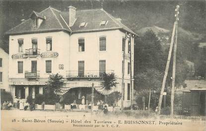 CPA FRANCE 73 "St Béron, Hôtel des Touristes".