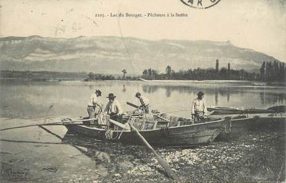 CPA FRANCE 73 "Lac du Bourget, Pêcheurs à la senne".