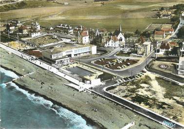 CPSM FRANCE 76 "Pourville, La plage, la piscine, le casino".