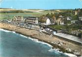 76 Seine Maritime CPSM FRANCE 76 "Quiberville sur Mer, La plage, les hôtels, vue aérienne".
