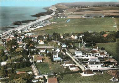 CPSM FRANCE 76 "Quiberville, Vue générale aérienne".