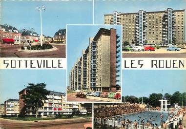 CPSM FRANCE 76 " Sotteville les Rouen, Vues".