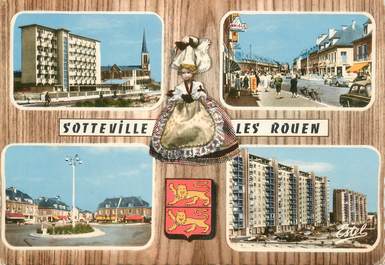CPSM FRANCE 76 "Sotteville les Rouen, Vues".