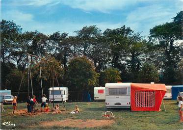 CPSM FRANCE 76 "Sassetot le Mauconduit, Le camping municipal". / CAMPING