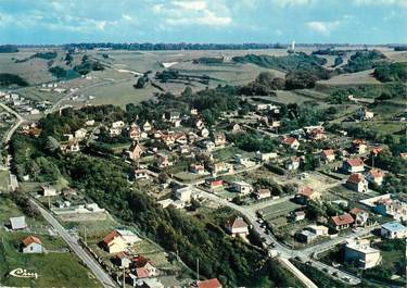 CPSM FRANCE 76 "St Martin Plage et Berneval sur Mer, Vue générale aérienne".