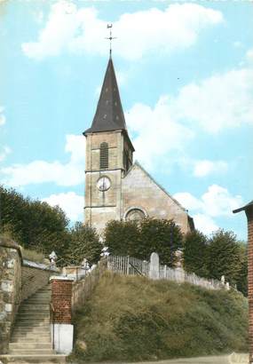 CPSM FRANCE 76 "St Léger du Bourg Denis, L'église". / USAGE TARDIF