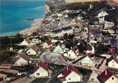 CPSM FRANCE 76 "Veules les Roses, Vue générale aérienne".