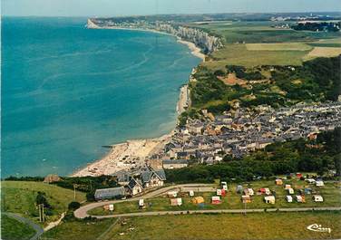 CPSM FRANCE 76 " Yport, Vue aérienne, la maison du rivage Tourisme et travail".