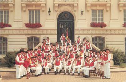 CPSM FRANCE 76 " Yvetot, La Fraternelle". / FANFARE