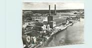 76 Seine Maritime CPSM FRANCE 76 " Yainville, La centrale thermique de l'EDF".