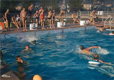 CPSM FRANCE 76 " Val de Saane, La piscine".