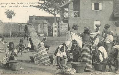 CPA SOUDAN "Soudan, marché de Bamako" / FORTIER