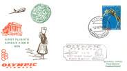 1 Er Vol LETTRE 1 ER VOL / GRECE "Athènes / Francfort, 1er avril 1979"