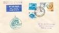 LETTRE 1 ER VOL INDES "New Delhi Tokyo, 1er janvier 1980"