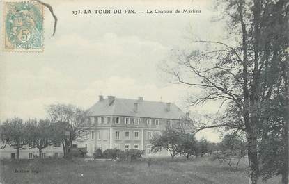CPA FRANCE 38 "La Tour du Pin, Le château de Marlieu".