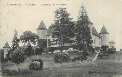 CPA FRANCE 38 "La Tour du Pin, Le château de Cuirieu".