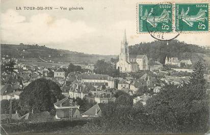 CPA FRANCE 38 "La Tour du Pin, Vue générale".