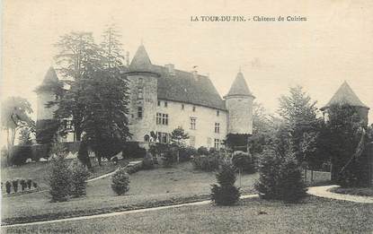 CPA FRANCE 38 "La Tour du Pin, Château de Cuirieu".