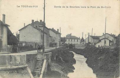 CPA FRANCE 38 "La Tour du Pin, Bords de la Bourbre".