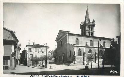 CPSM FRANCE 38 " St Marcellin, L'église".