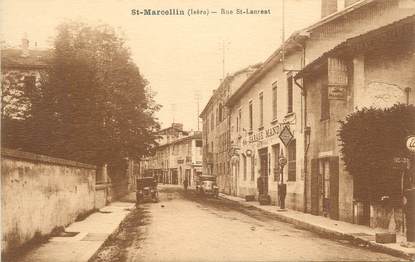 CPA FRANCE 38 " St Marcellin, Rue St Laurent".