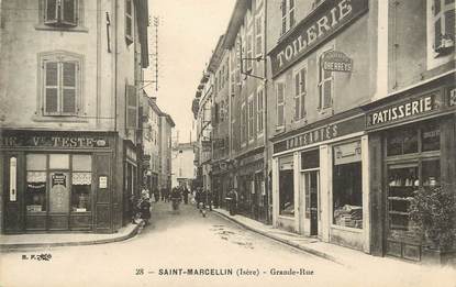 CPA FRANCE 38 " St Marcellin, Grande rue".