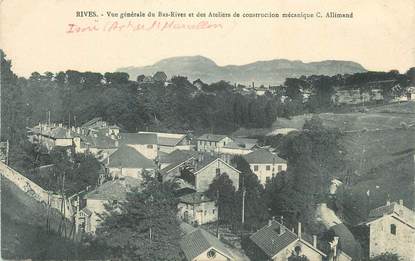 CPA FRANCE 38 " Rives,Vue générale".