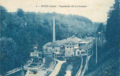 CPA FRANCE 38 " Rives, Papeteries de la Liampre".