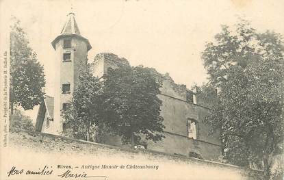 CPA FRANCE 38 " Rives, Antique Manoir de Châteaubourg".