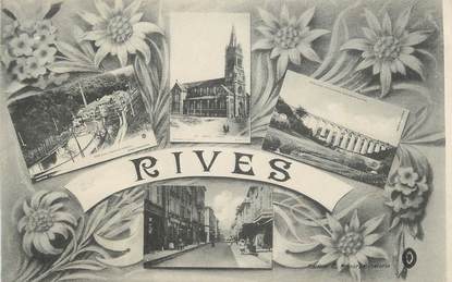 CPA FRANCE 38 " Rives, Vues".