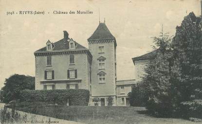 CPA FRANCE 38 " Rives, Château des Murailles".