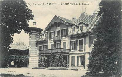 CPA FRANCE 38 " Charancieu, Le château".