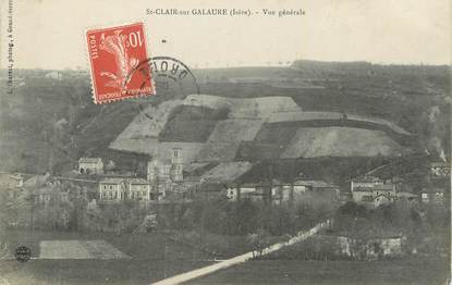 CPA FRANCE 38 " St Clair sur Galaure, Vue générale".