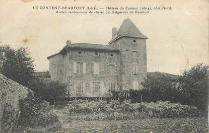CPA FRANCE 38 "Le Content Beaufort, Le château".