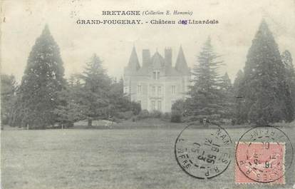 CPA FRANCE 44 " Grand Fougeray, Château de Lizardais".