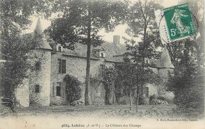 CPA FRANCE 35 "Lohéac, Le château des champs".