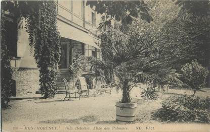 CPA FRANCE 95 " Montmorency, Villa Helvétia, allée des palmiers".
