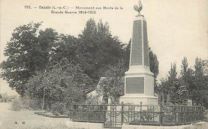 CPA FRANCE 41 "Onzain, Monument aux morts".