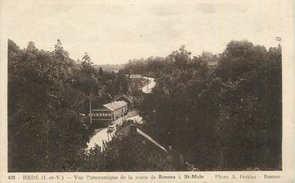 CPA FRANCE 35 "Hédé, Vue panoramique".