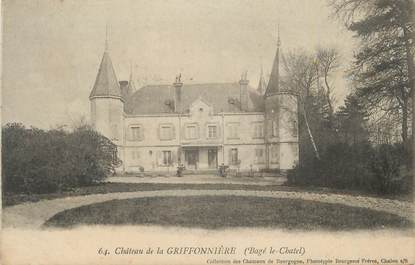 CPA FRANCE 01 " Bagé le Chatel, Le château de la Griffonnière".