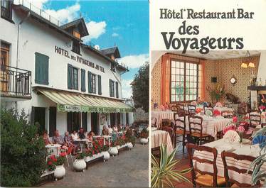 CPSM FRANCE 15 "Le Rouget, Hôtel des voyageurs"