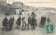 CPA FRANCE 85 " Les Sables d'Olonne, La plage, promenade des ânes". / ANE